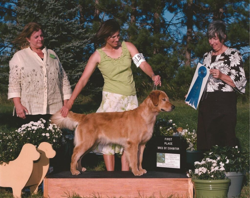 Covey, First Place dog champion