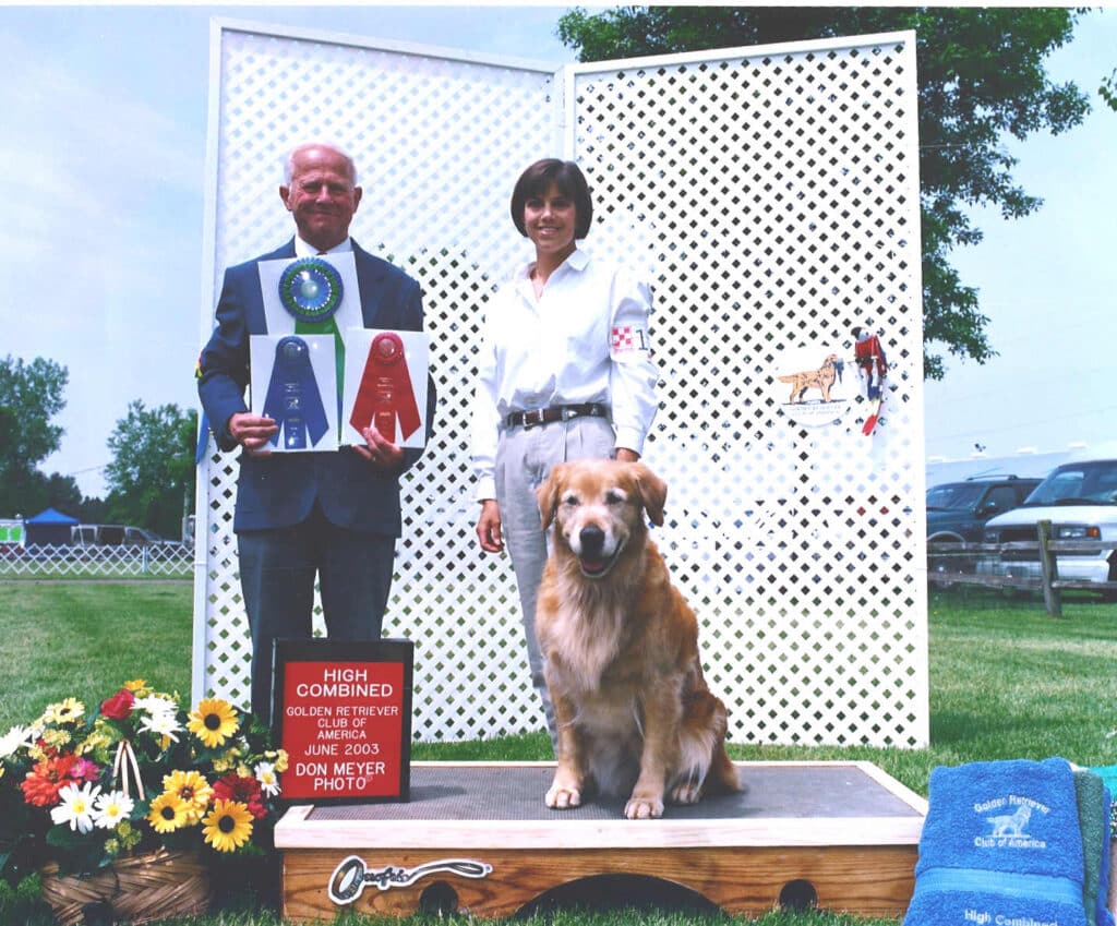 High Combined dog competition champion - Grace