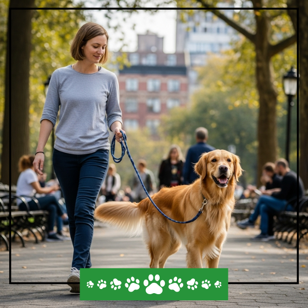 walking a dog
